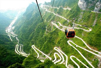 湖南天門山、天門洞