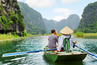 越南三谷湖小舟遊