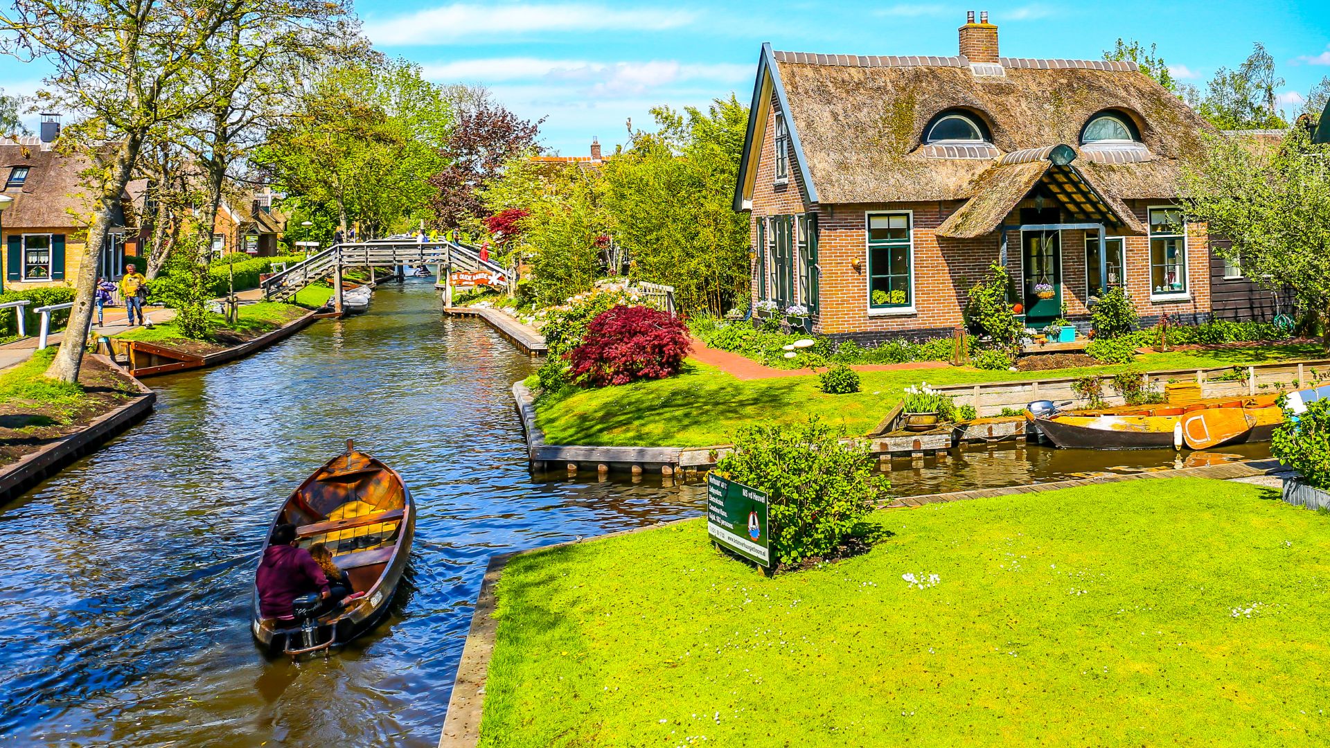 阿姆斯特丹綠色威尼斯之稱的羊角村