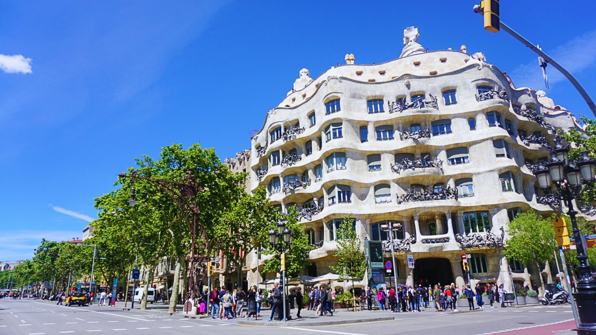 魅力歐洲西班牙巴塞隆納米拉之家 (Casa Milà)