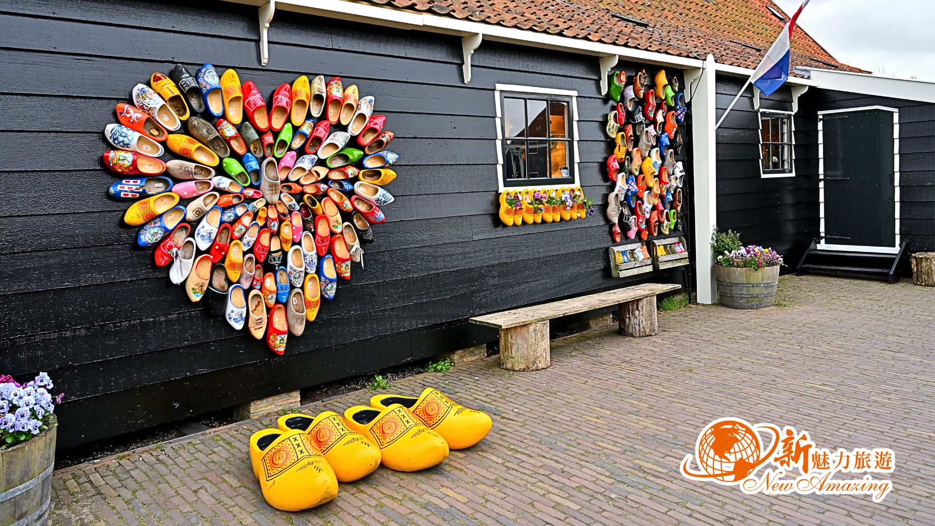 荷蘭鄉村魅力童話故事般的夢幻場景-羊角村