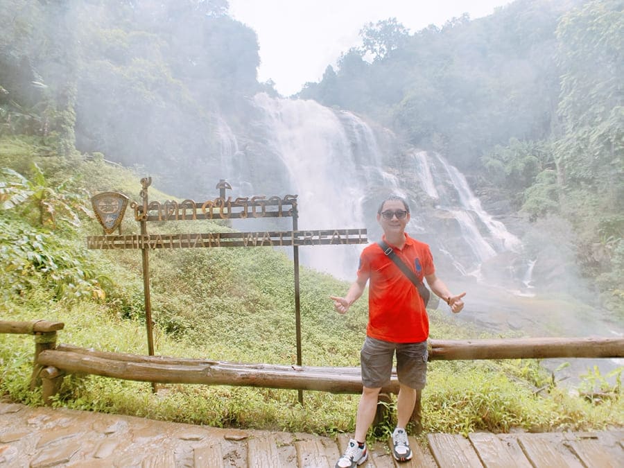 茵他濃國家公園-Wachirathan Waterfall瀑布