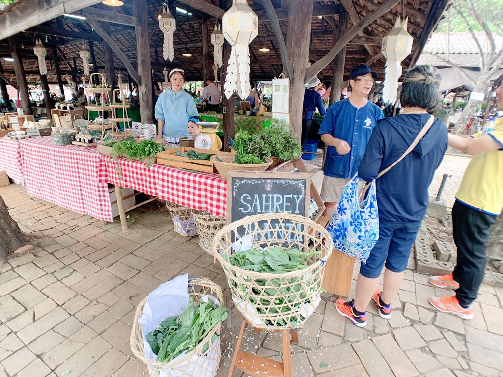 泰國清邁jingjaimarket農夫市集-有機蔬菜