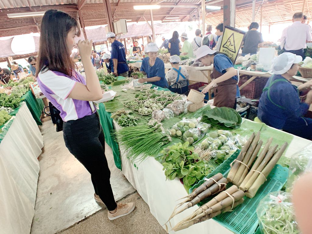 泰國清邁jingjaimarket農夫市集-蔬菜區