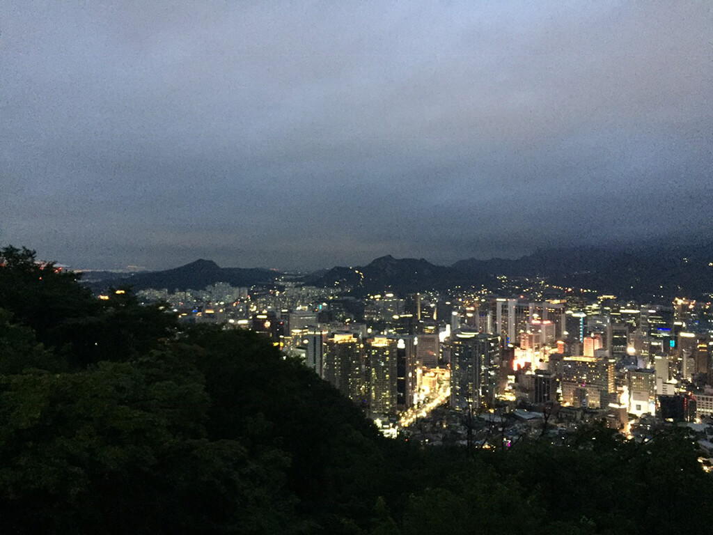 首爾美麗夜景