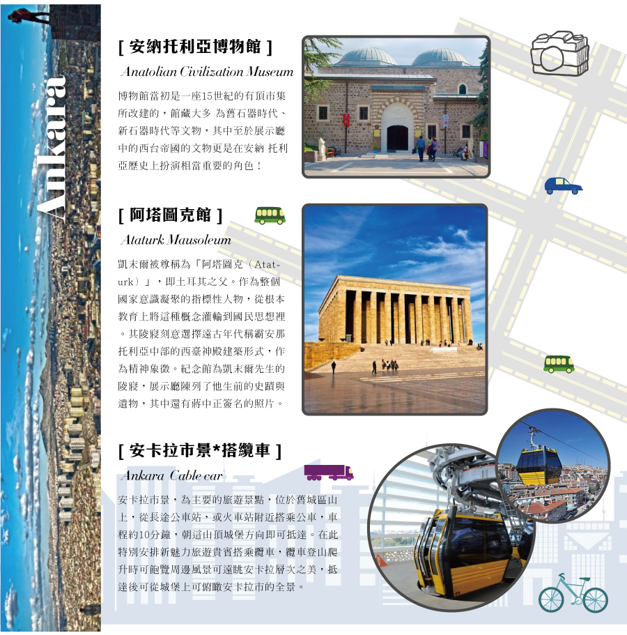 安納托利亞博物館 阿塔圖克館 安卡拉市景~搭纜車