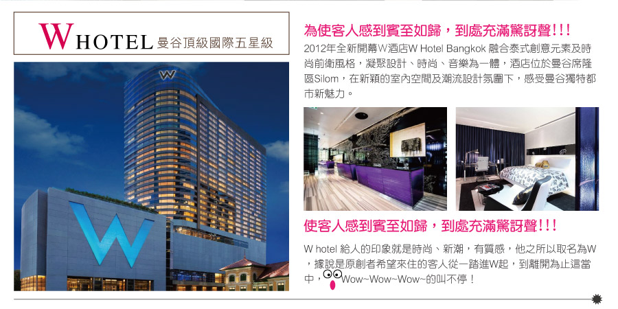 頂級五星級-W HOTEL